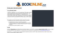 Desktop Screenshot of bookonline.cz