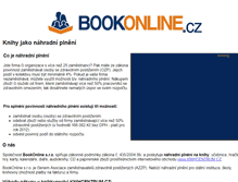 Tablet Screenshot of bookonline.cz